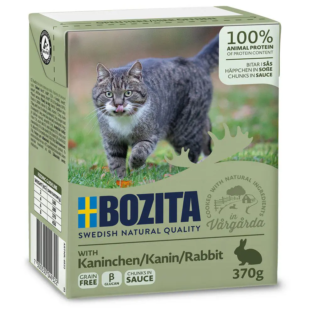 Bozita Kattefoder Bidder i Sovs med Kanin 370 gram